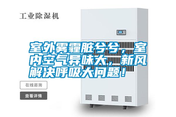 室外霧霾臟兮兮，室內(nèi)空氣異味大，新風(fēng)解決呼吸大問題！
