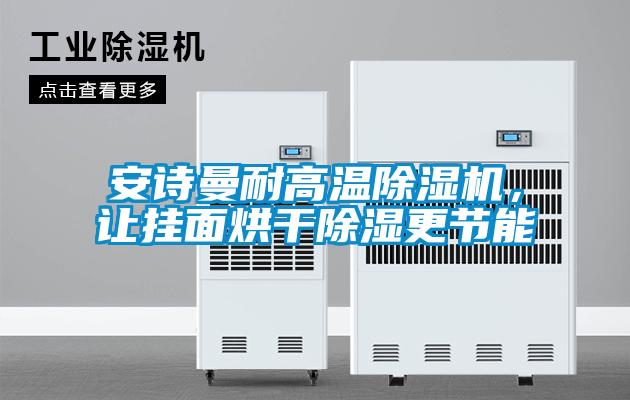 安詩曼耐高溫除濕機，讓掛面烘干除濕更節能