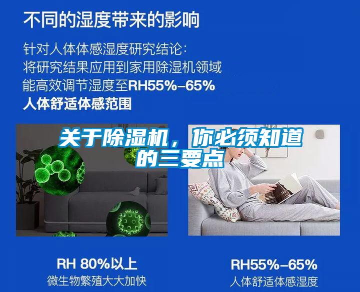 關于除濕機，你必須知道的三要點