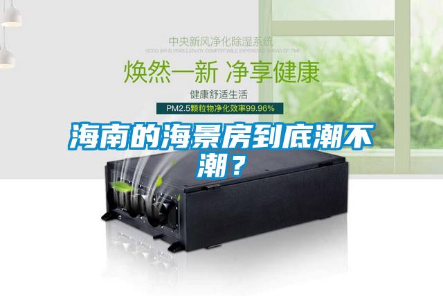 海南的海景房到底潮不潮？