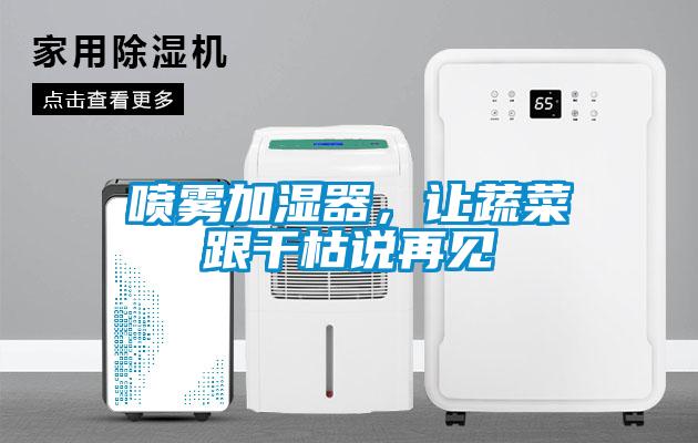 噴霧加濕器，讓蔬菜跟干枯說(shuō)再見(jiàn)