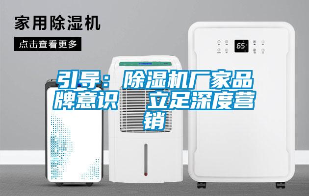引導(dǎo)：除濕機(jī)廠家品牌意識  立足深度營銷