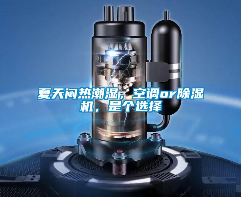 夏天悶熱潮濕，空調or除濕機，是個選擇
