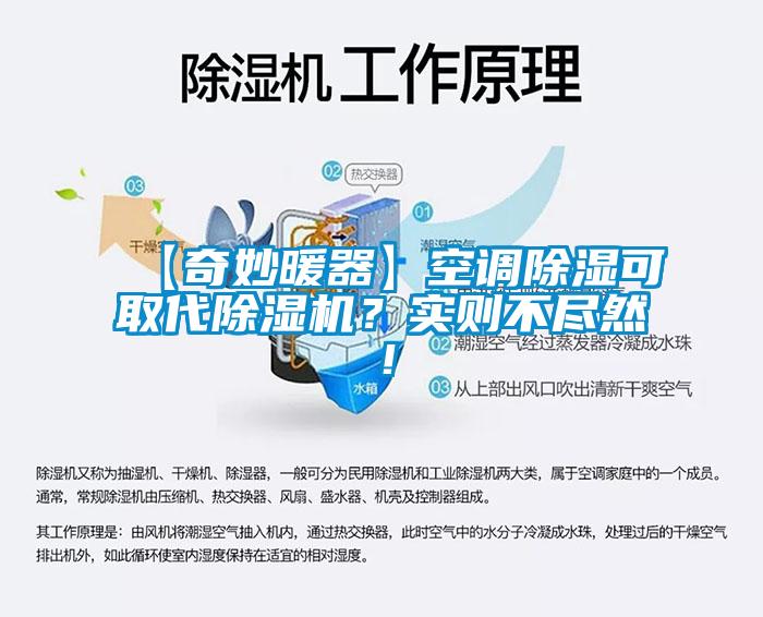 【奇妙暖器】空調(diào)除濕可取代除濕機(jī)？實(shí)則不盡然！