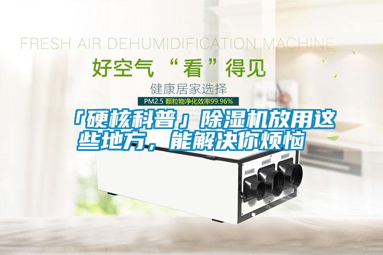 「硬核科普」除濕機(jī)放用這些地方，能解決你煩惱