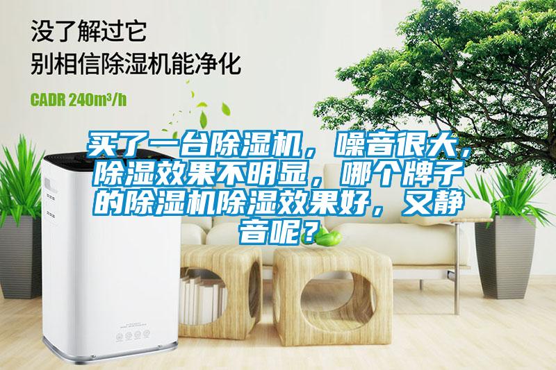 買了一臺(tái)除濕機(jī)，噪音很大，除濕效果不明顯，哪個(gè)牌子的除濕機(jī)除濕效果好，又靜音呢？