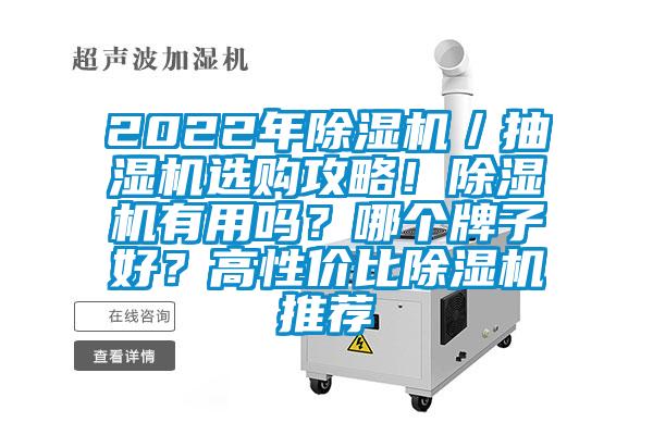2022年除濕機(jī)／抽濕機(jī)選購攻略！除濕機(jī)有用嗎？哪個(gè)牌子好？高性價(jià)比除濕機(jī)推薦
