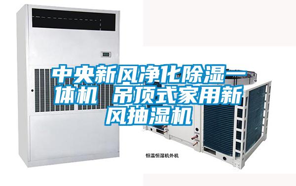 中央新風(fēng)凈化除濕一體機 吊頂式家用新風(fēng)抽濕機