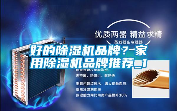 好的除濕機品牌？家用除濕機品牌推薦_1