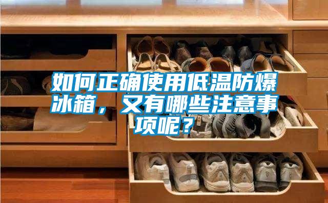 如何正確使用低溫防爆冰箱，又有哪些注意事項呢？