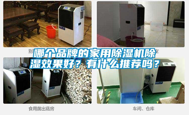 哪個(gè)品牌的家用除濕機(jī)除濕效果好？有什么推薦嗎？