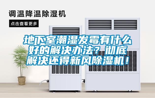 地下室潮濕發(fā)霉有什么好的解決辦法？徹底解決還得新風(fēng)除濕機(jī)！