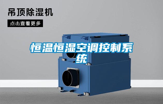 恒溫恒濕空調控制系統(tǒng)