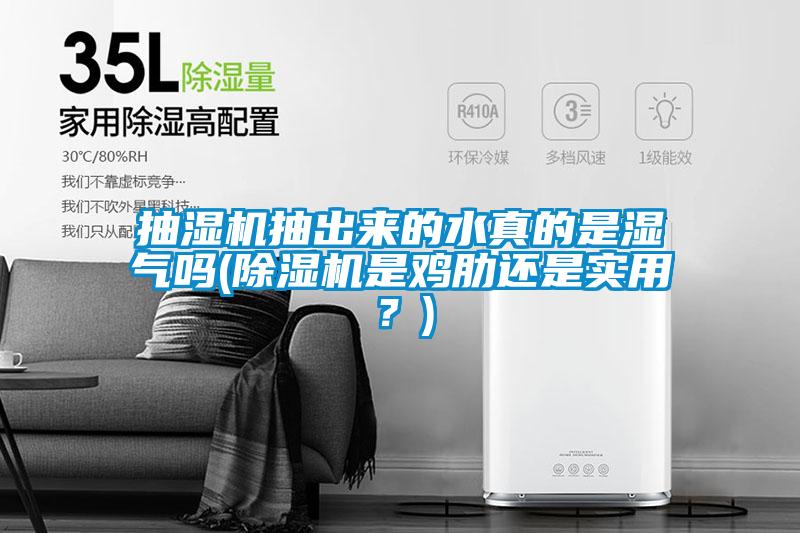 抽濕機抽出來的水真的是濕氣嗎(除濕機是雞肋還是實用？)