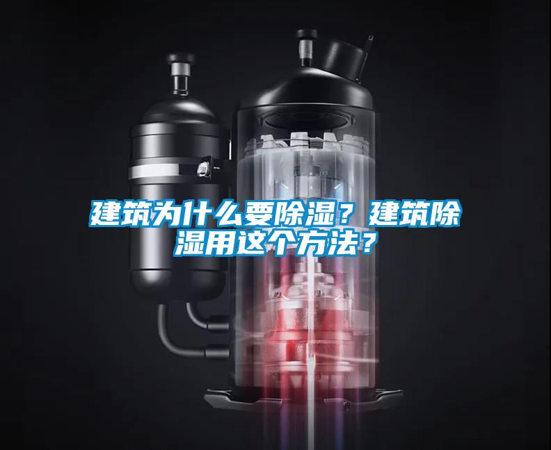 建筑為什么要除濕？建筑除濕用這個方法？
