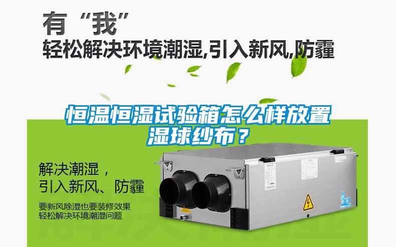 恒溫恒濕試驗箱怎么樣放置濕球紗布？