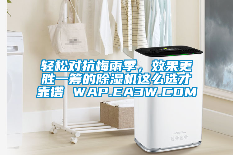輕松對抗梅雨季，效果更勝一籌的除濕機這么選才靠譜 WAP.EA3W.COM
