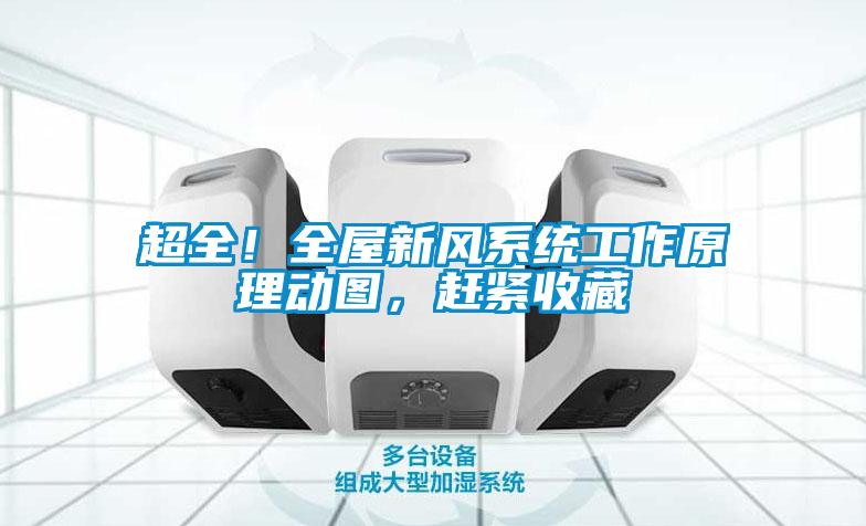 超全！全屋新風(fēng)系統(tǒng)工作原理動(dòng)圖，趕緊收藏