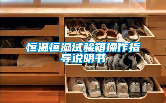 恒溫恒濕試驗(yàn)箱操作指導(dǎo)說明書