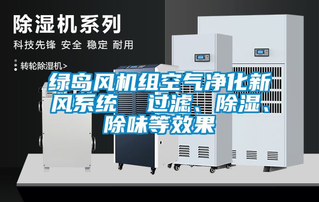 綠島風(fēng)機(jī)組空氣凈化新風(fēng)系統(tǒng)  過濾、除濕、除味等效果