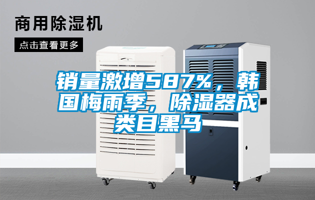 銷量激增587%，韓國梅雨季，除濕器成類目黑馬