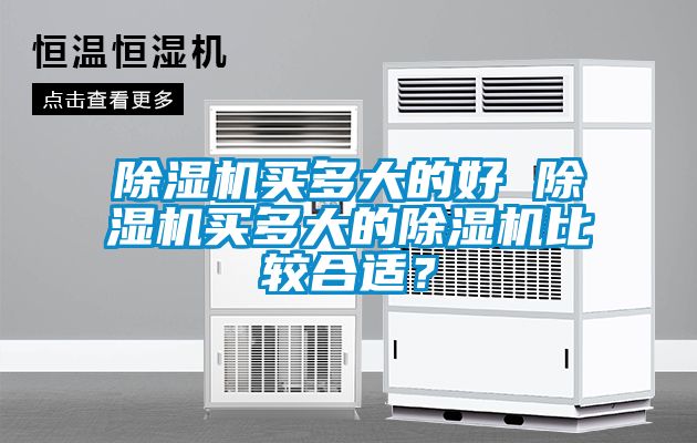 除濕機買多大的好 除濕機買多大的除濕機比較合適？