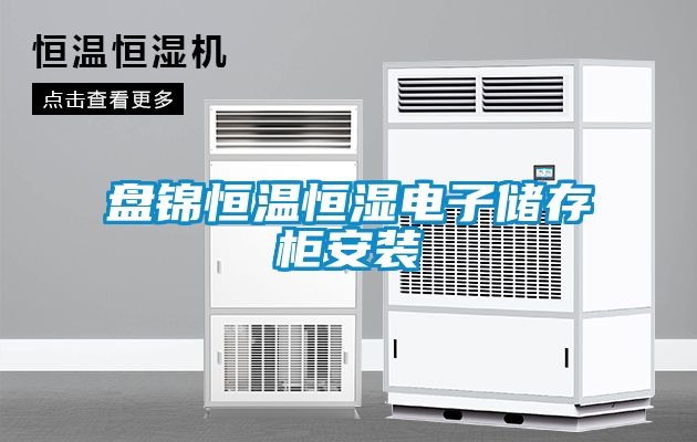 盤(pán)錦恒溫恒濕電子儲(chǔ)存柜安裝