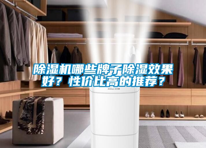 除濕機哪些牌子除濕效果好？性價比高的推薦？