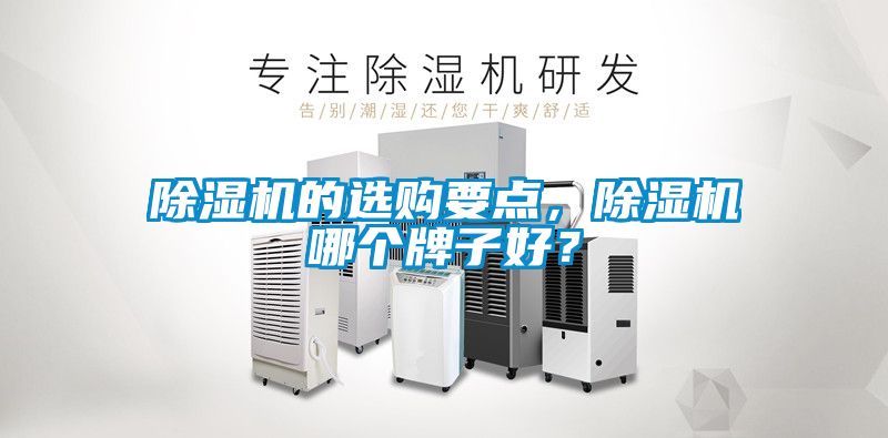 除濕機的選購要點，除濕機哪個牌子好？