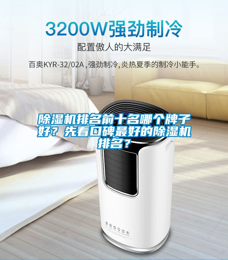 除濕機排名前十名哪個牌子好？先看口碑最好的除濕機排名？