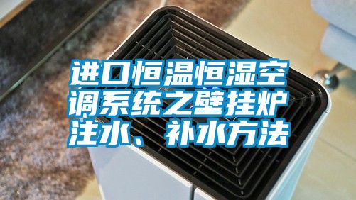 進口恒溫恒濕空調系統之壁掛爐注水、補水方法