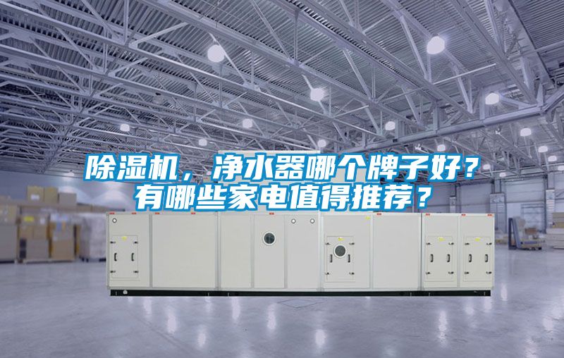除濕機，凈水器哪個牌子好？有哪些家電值得推薦？