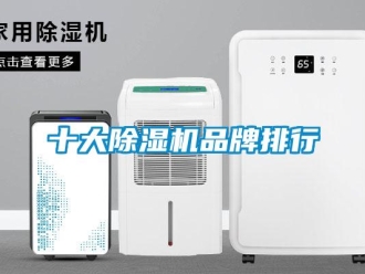 企業(yè)新聞十大除濕機品牌排行