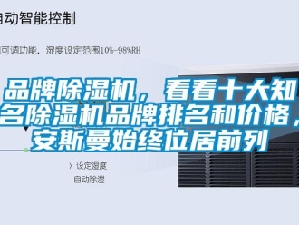 企業(yè)新聞品牌除濕機(jī)，看看十大知名除濕機(jī)品牌排名和價(jià)格，安斯曼始終位居前列