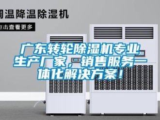 企業(yè)新聞廣東轉(zhuǎn)輪除濕機(jī)專業(yè)生產(chǎn)廠家，銷售服務(wù)一體化解決方案！