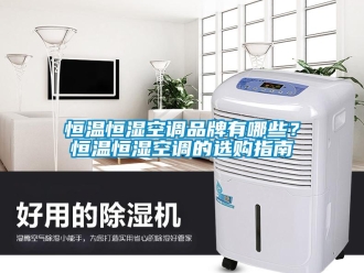 知識(shí)百科恒溫恒濕空調(diào)品牌有哪些？恒溫恒濕空調(diào)的選購(gòu)指南