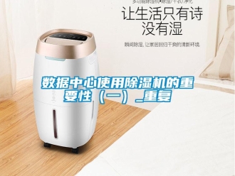 行業(yè)新聞數(shù)據(jù)中心使用除濕機的重要性（一）_重復