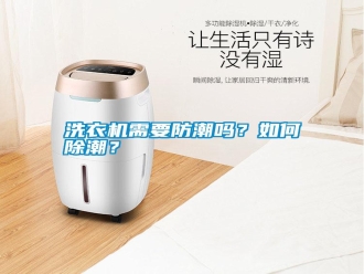 知識百科洗衣機需要防潮嗎？如何除潮？