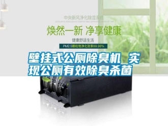 知識百科壁掛式公廁除臭機 實現公廁有效除臭殺菌