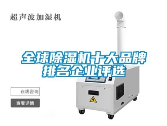 企業新聞全球除濕機十大品牌排名企業評選