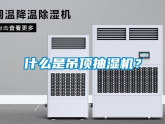 企業(yè)新聞什么是吊頂抽濕機(jī)？