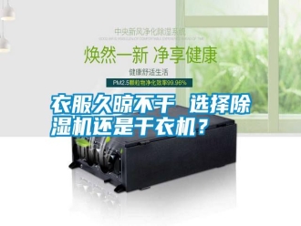 常見問題衣服久晾不干 選擇除濕機還是干衣機？